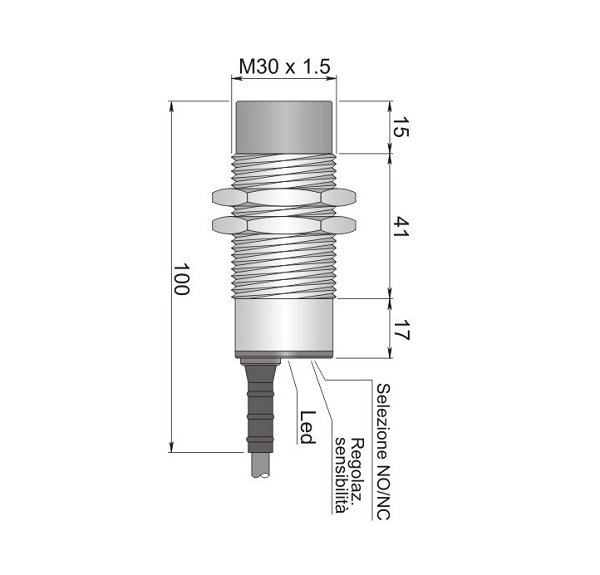 AECO Kapasitif Sensör - SC30SM-AE25 NO/NC | İLX