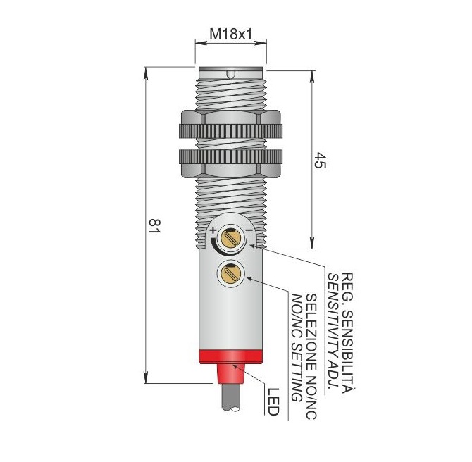 AECO Fotolektrik Sensör - FT18-ABR | İLX