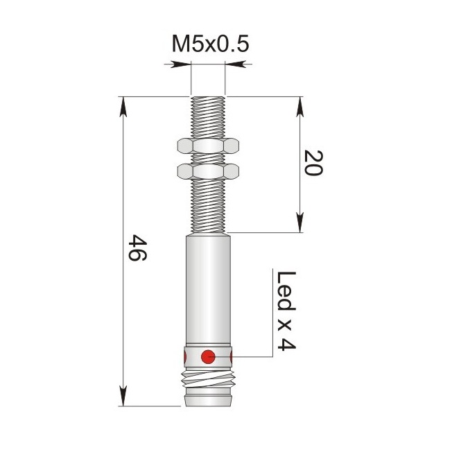 AECO İndüktif Sensör - SI5-CO.8 PNP-NC H1 | İLX
