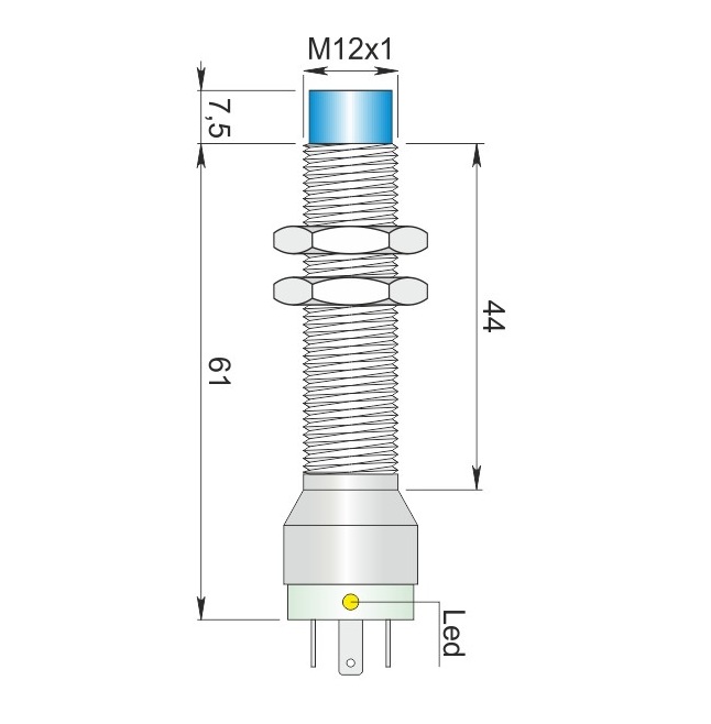 AECO İndüktif Sensör - SI12-AE4 NC K | İLX