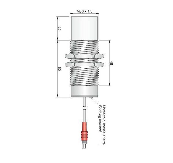 AECO Kapasitif Sensör - SC30M-HT LC5 | İLX
