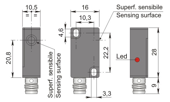 AECO İndüktif Sensör - SIP10-C2 PNP NO H1 | İLX