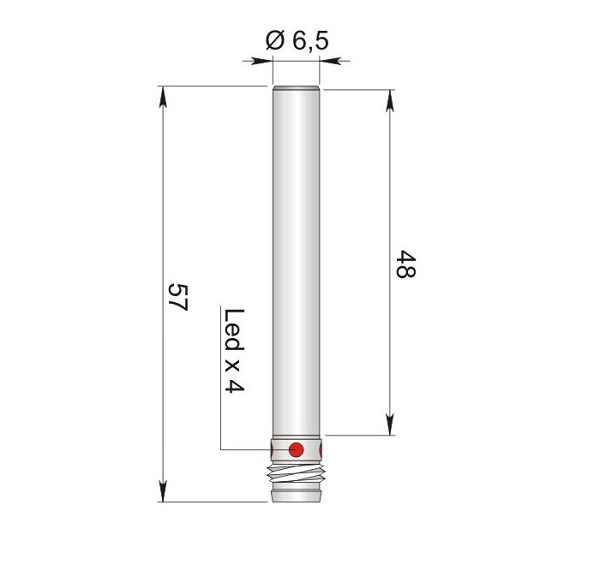 AECO İndüktif Sensör - SI6.5-DC2 NPN NO H1 | İLX