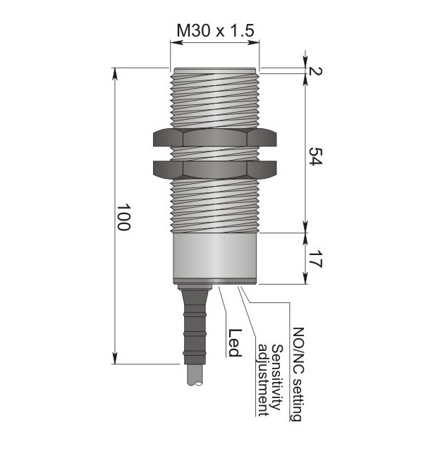 AECO Kapasitif Sensör - SC30SP-A20 NO/NC | İLX