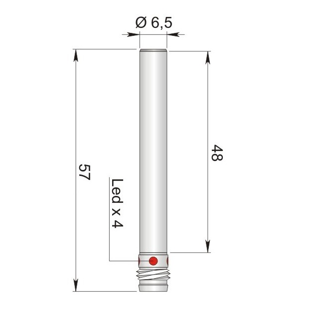 AECO İndüktif Sensör - SI6.5-DC2 NPN NC H1 | İLX
