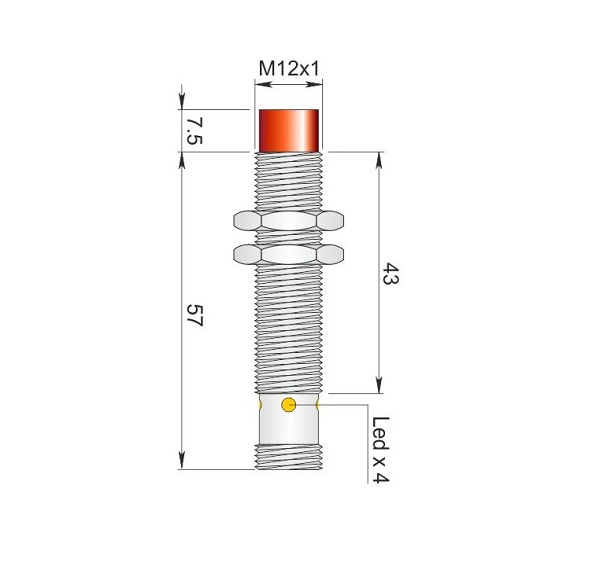 AECO İndüktif Sensör - SI12-CE4 NPN NO H | İLX