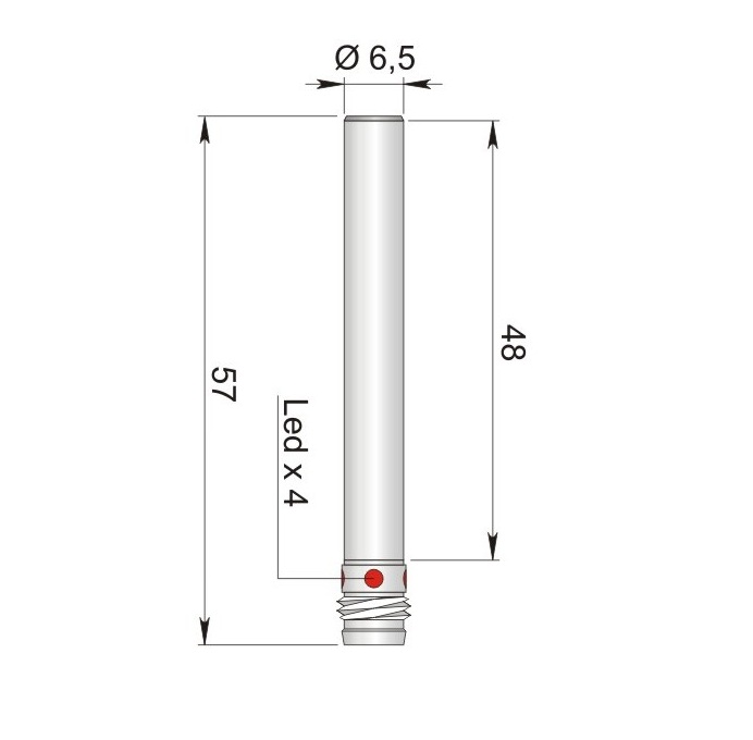 AECO İndüktif Sensör - SI6.5-DC2 PNP NC H1 | İLX