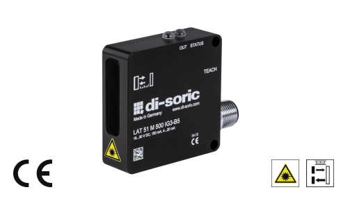 di-soric Lazer Mesafe Sensör - LAT 51 M 500 UG3-B5 | İLX