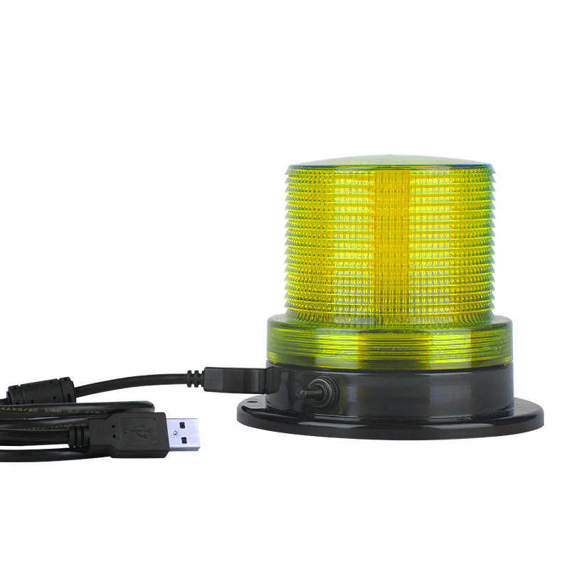İkaz Lambası - Ø90 T9 Serisi Şarjlı Tepe Lambası | İLX