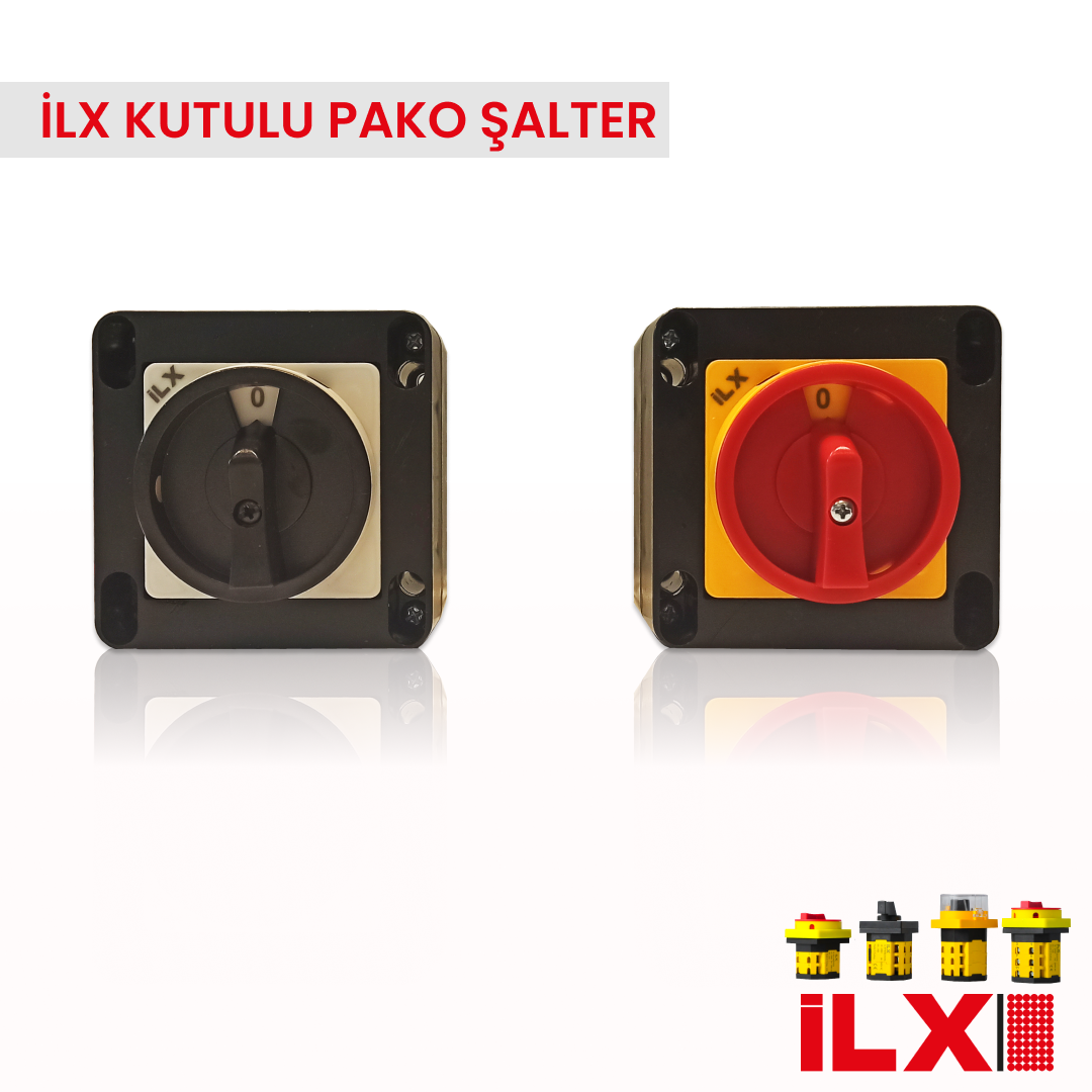 0-1 Aç-Kapa Pako Şalter 3 Fazlı A Tipi 48x48 | İL-XL4-A03-02087
